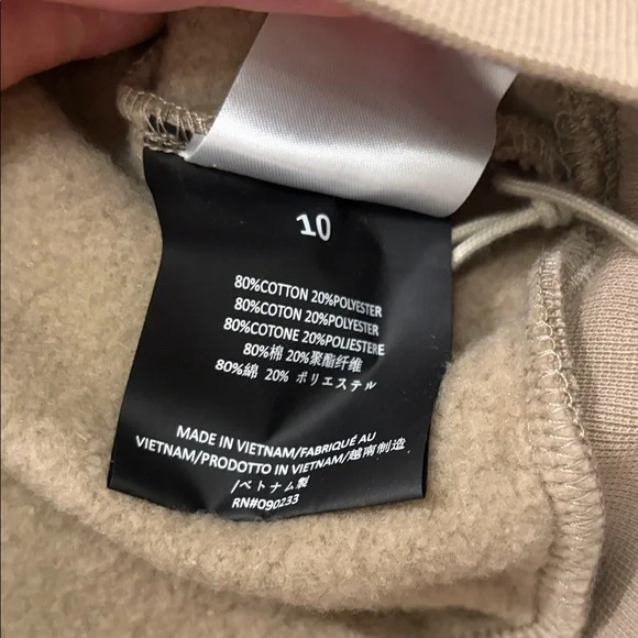 Essentials Men's Crewneck Sweater in Tan